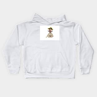 Pete the part-time pirate Kids Hoodie